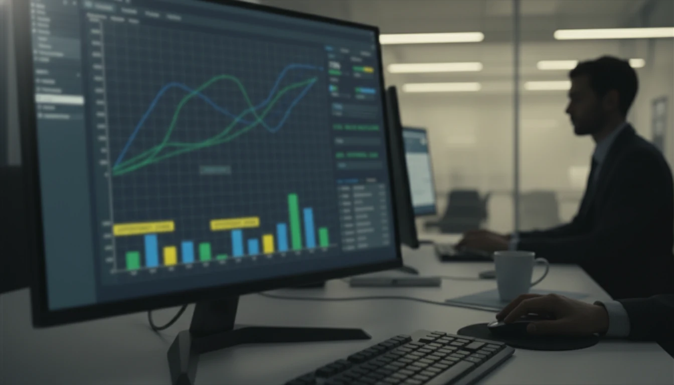 &Eacute;cran d'analyse avec graphiques de probabilit&eacute;s