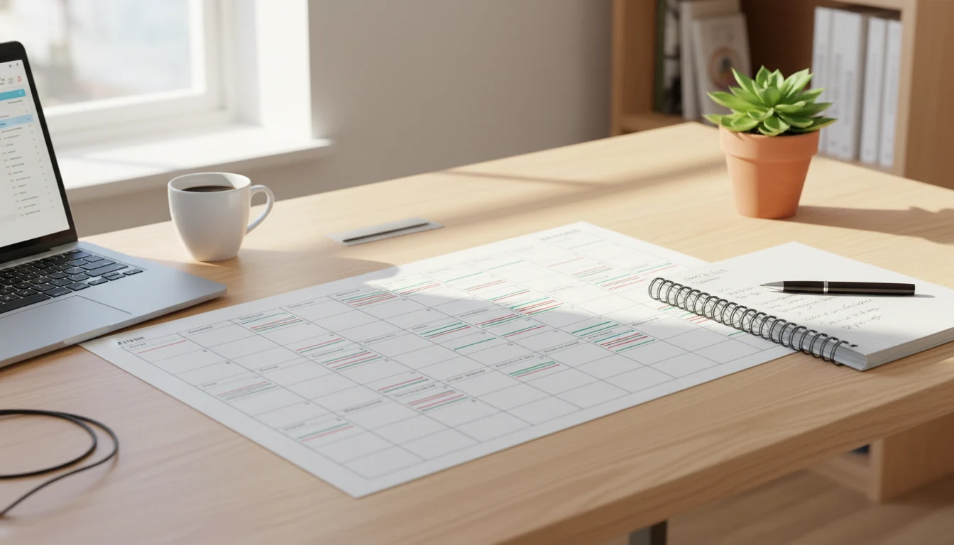 Planning annuel des courses cyclistes sur bureau